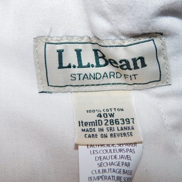 LL Bean Mens Standard Fit 40 Brown Tan Casual Shorts - Picture 2 of 9